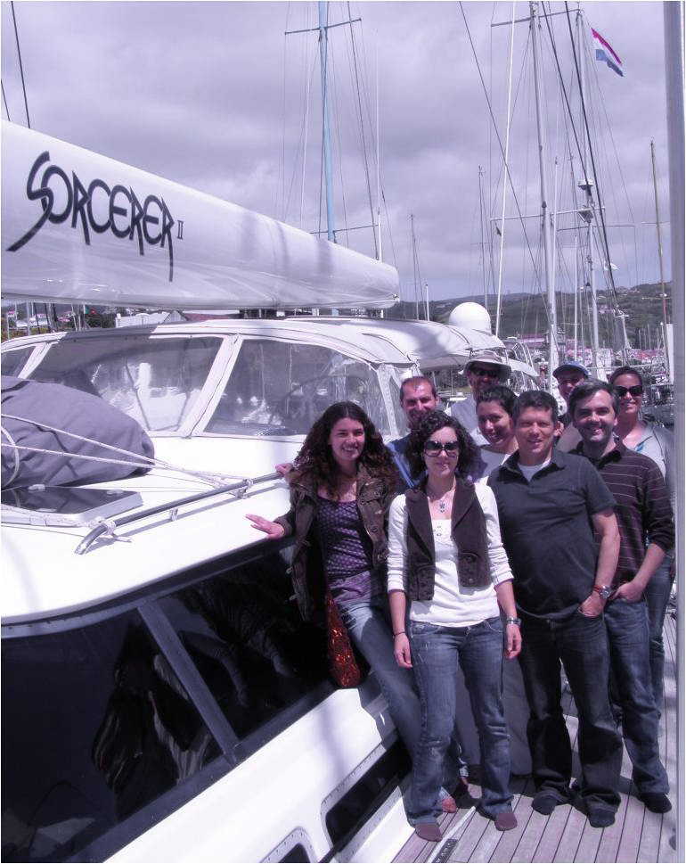 University of Azores team touring Sorcerer II.