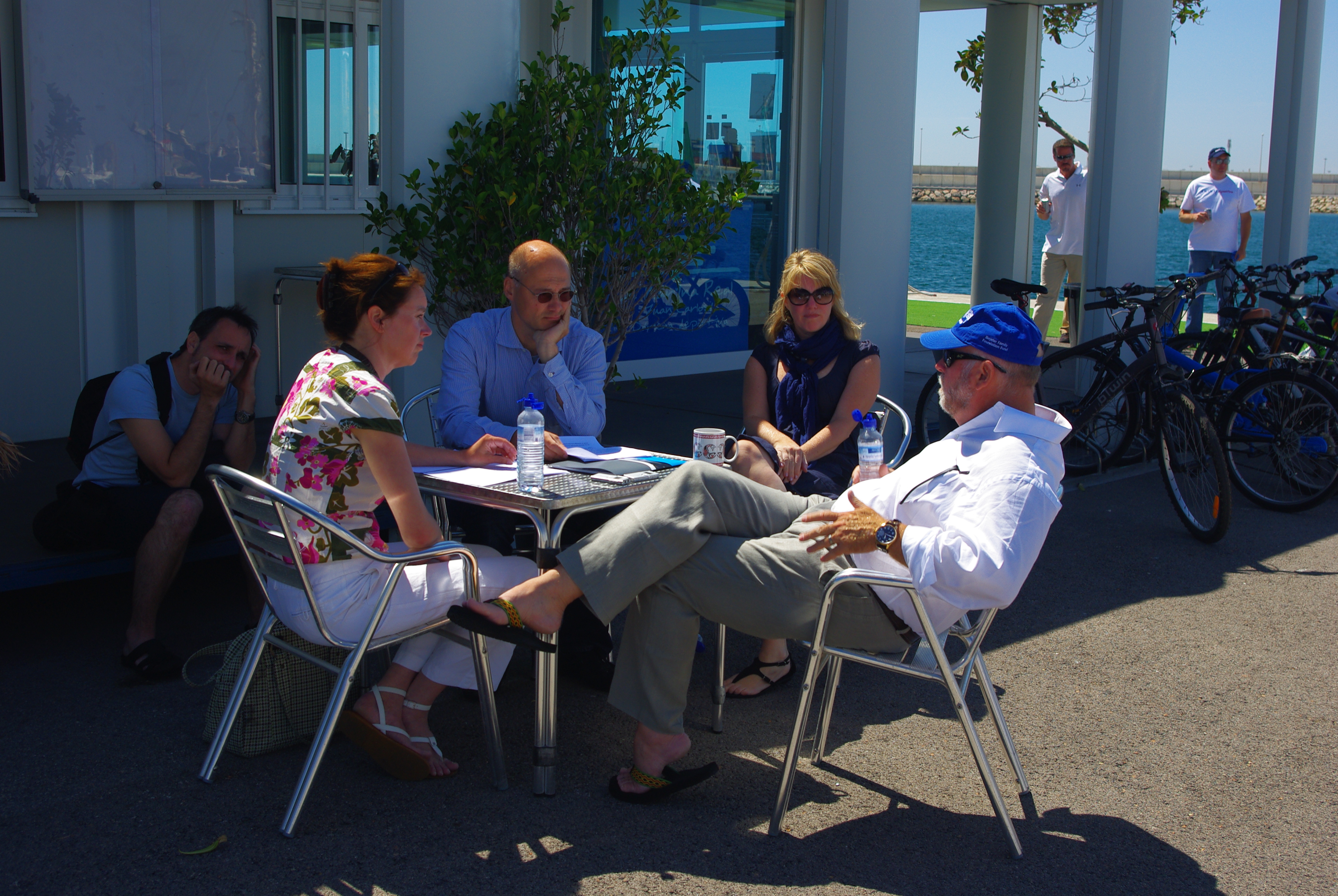 Dr. Venter Being Interviewed