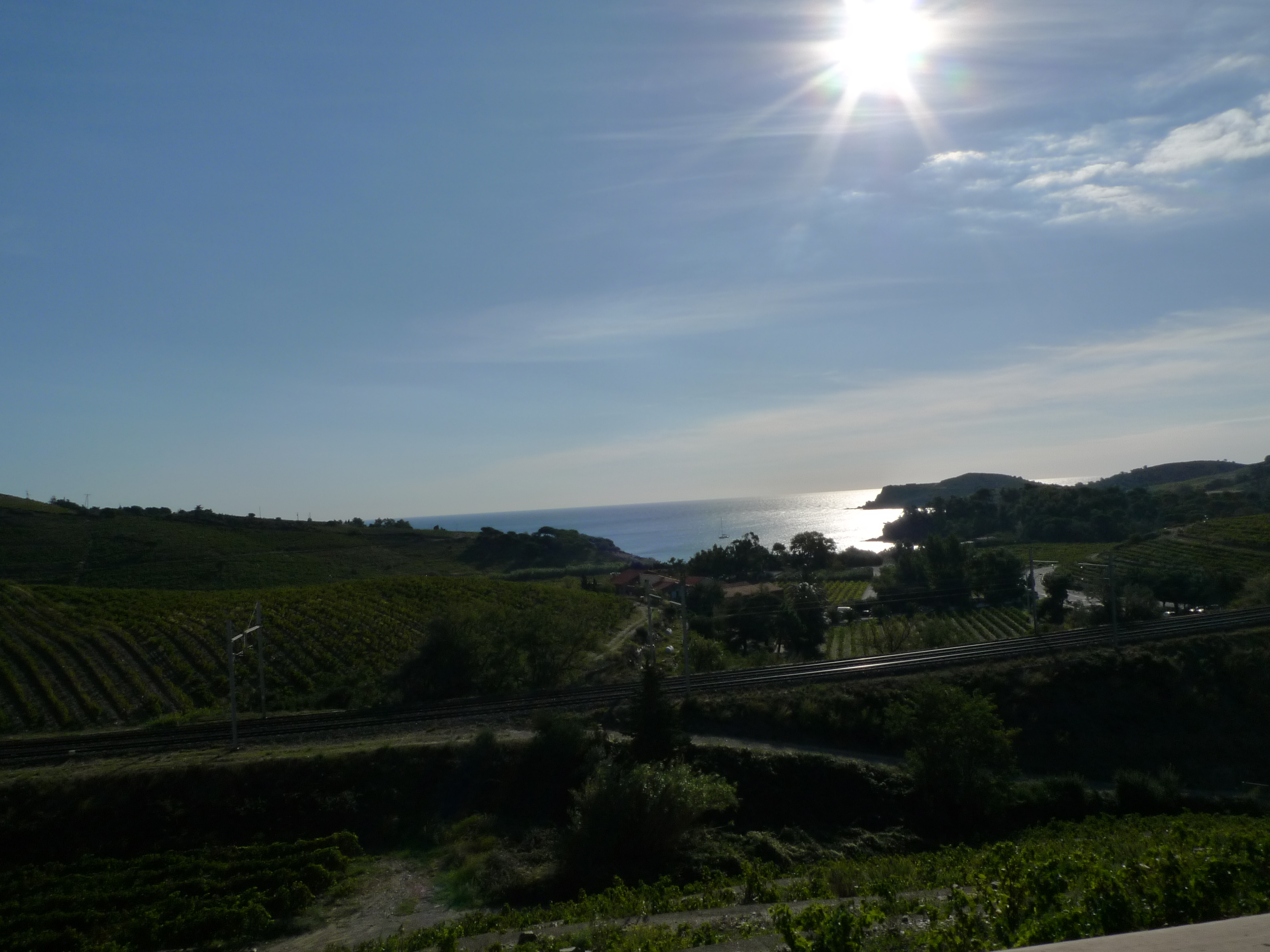 Driving to Banyuls