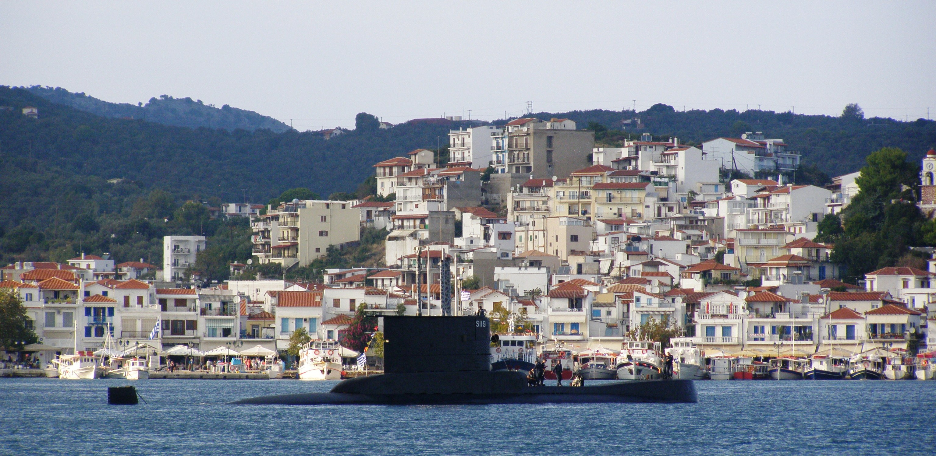 Sub in Skiathos Island