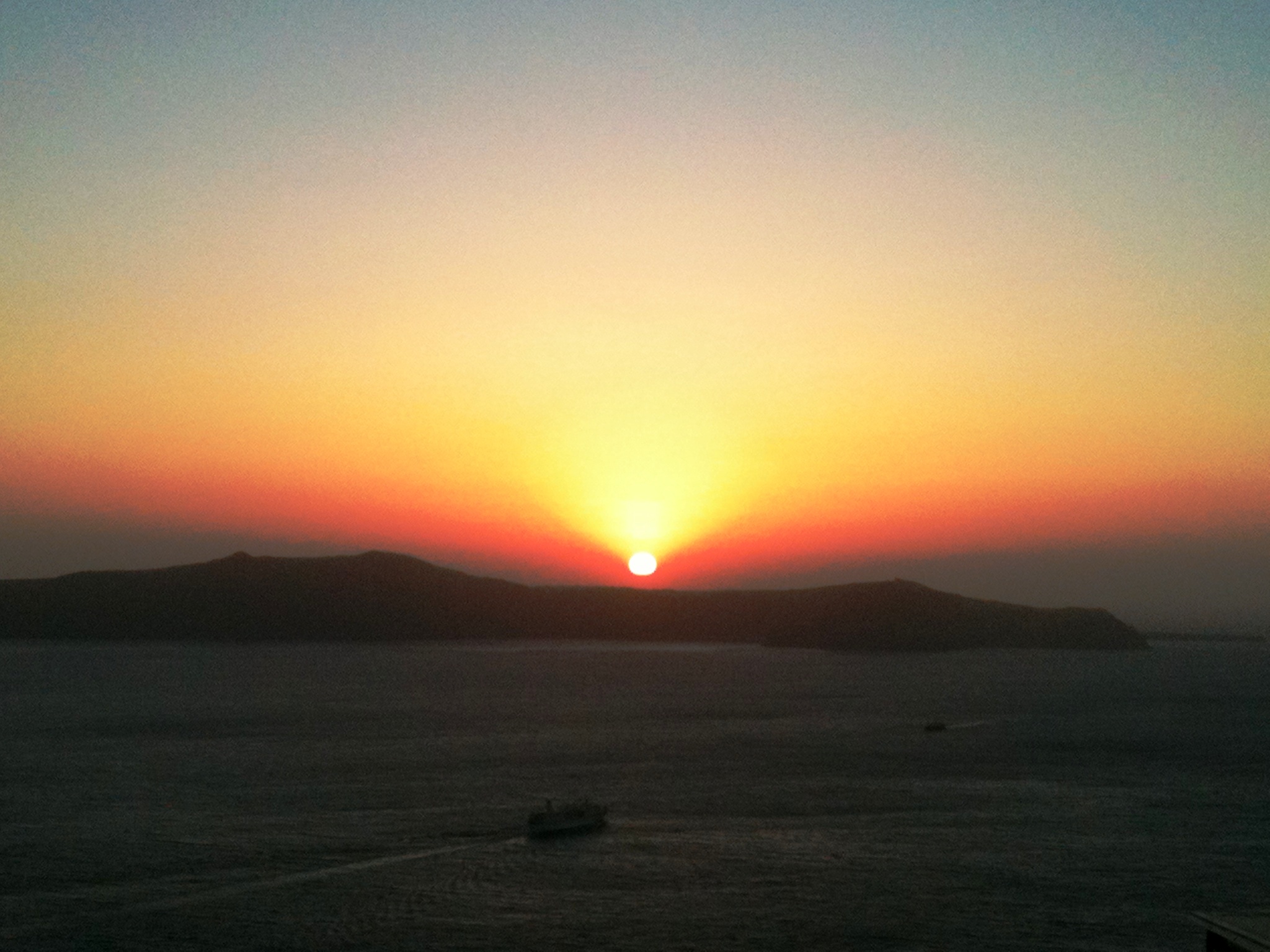 Sunset in Santorini